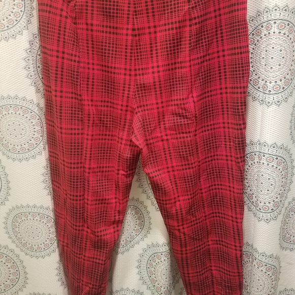 Terra & Sky red tartan pointe pants - Picture 3 of 4